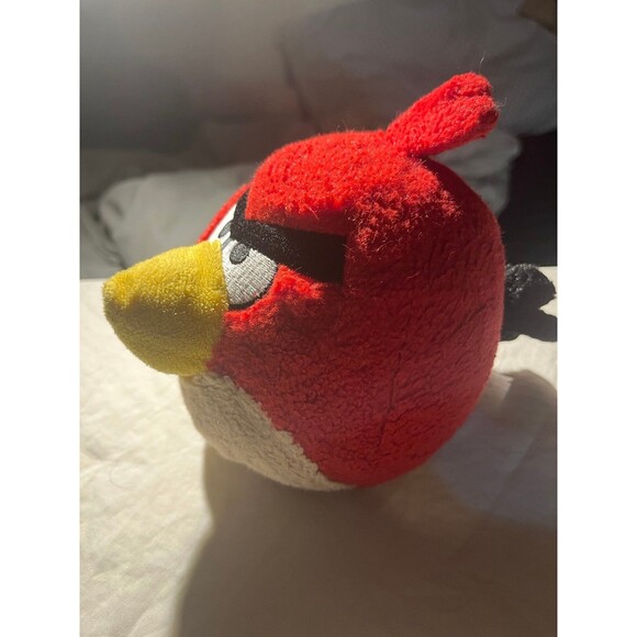 2010 Commonwealth Angry Birds Plush Stuffed Animal Toy No Sound 6" - Picture 2 of 5
